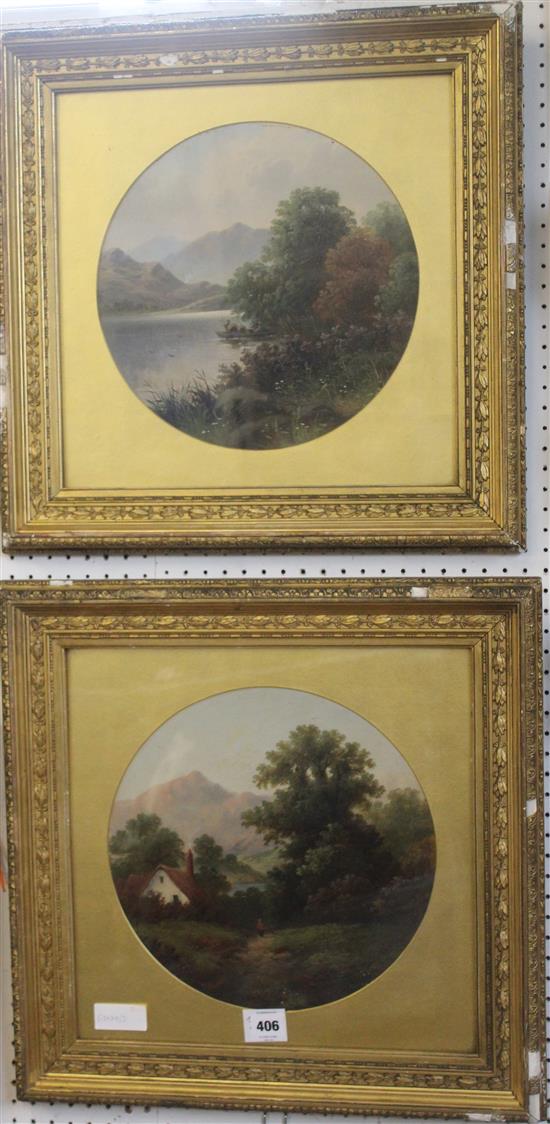 Pr Victorian landscape oils